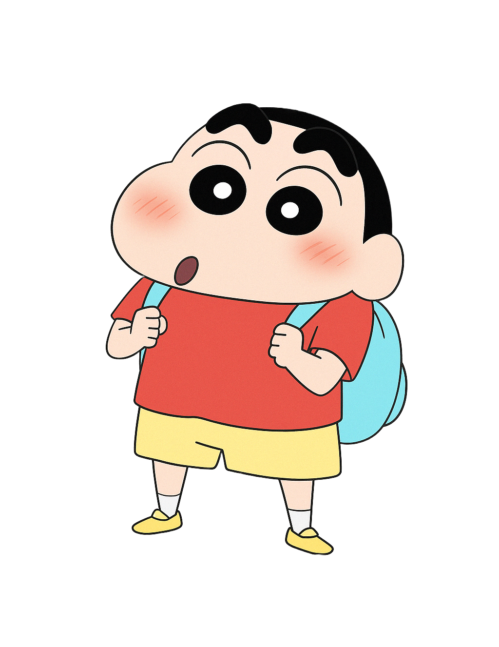 Shinchan standing